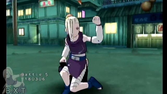 Naruto Clash of ninja Revolution 2 Ino Score Attack смотреть онлайн