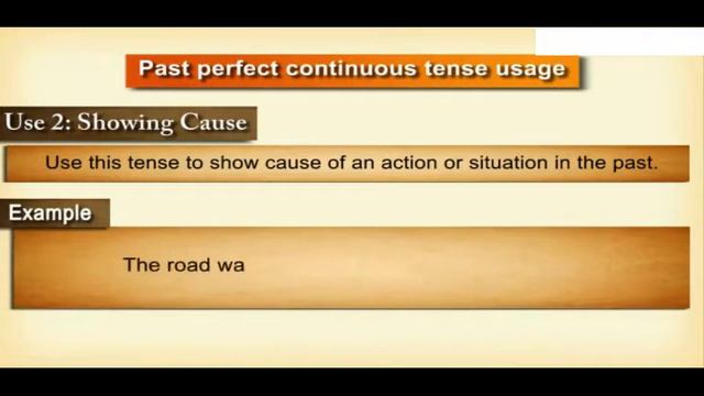 Past perfect continuous tense usage смотреть онлайн