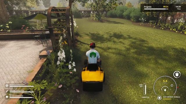 LAWN MOWING SIMULATOR Gameplay Walkthrough Part 1 - Career Mode (Full Game) смотреть онлайн