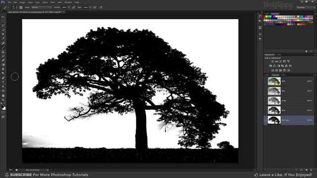1-Minute Photoshop | How to Cut Out Tree in Photoshop смотреть онлайн