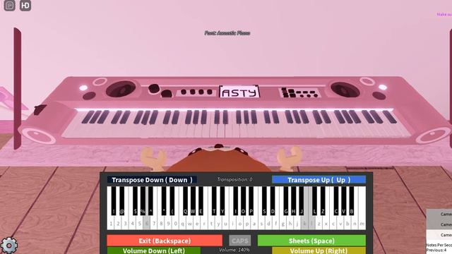 Roblox Piano - Weathering with you "Fireworks Festival" (Virtual Piano) смотреть онлайн