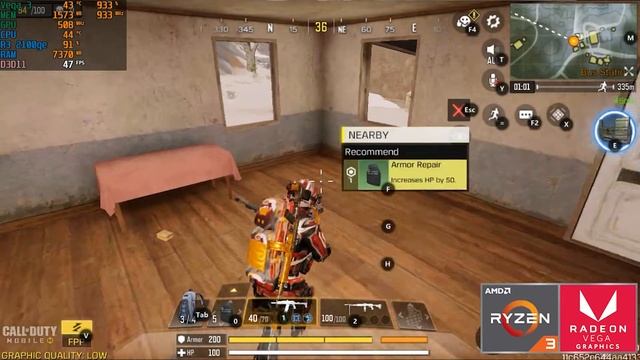 Ryzen 3 PRO 2100ge - Call of Duty: Mobile [16GB] смотреть онлайн