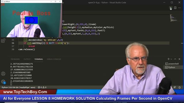AI for Everyone LESSON 8: HOMEWORK SOLUTION Calculating Frames Per Second (FPS) in OpenCV смотреть онлайн