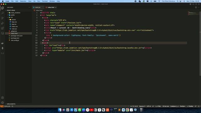 Tutorial React dan Laravel #3 : Install dan Konfigurasi React Router DOM смотреть онлайн
