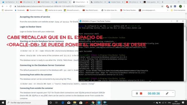 Instalación de Docker + Kitematic + Oracle смотреть онлайн