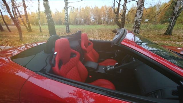 Перетяжка салона Jaguar Type-F кожей смотреть онлайн