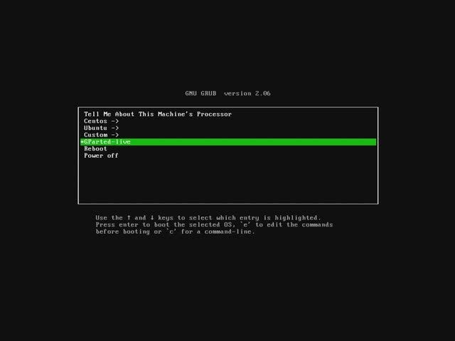 GParted Live on PXE server смотреть онлайн