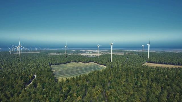 Hybrid Solar / Wind Park 3D animation Part 2 смотреть онлайн