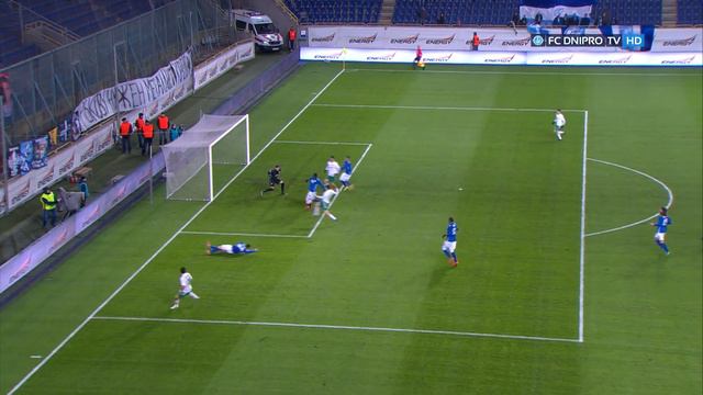 Днепр - Ворскла - 0:1. Гол Санжара Турсунова смотреть онлайн