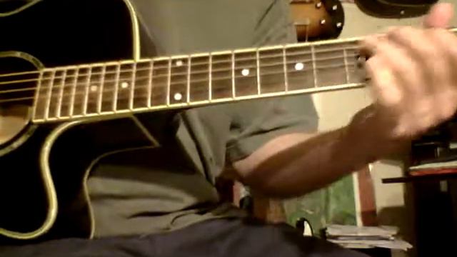 Thursday DADGAD on Ibanez AEG 10 andsmall 15 watt amp смотреть онлайн