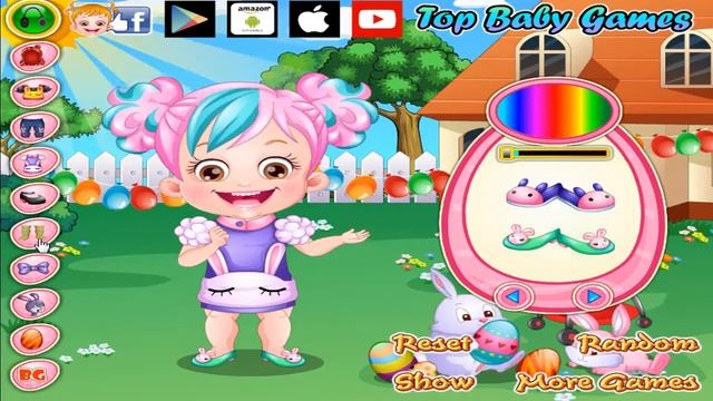 Baby Hazel Easter Dressup - Baby Easter Dressup - Kids Easter Dressup смотреть онлайн