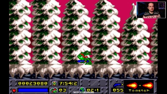 Jazz Jackrabbit Holiday Hare '94 (1994, DOS) - Playthrough | Twitch Livestream смотреть онлайн