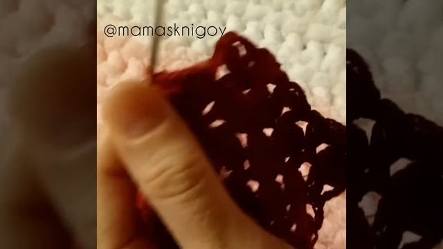 Узор крючком "Ракушки" смотреть онлайн