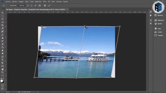 Cómo hacer el efecto Inception en Photoshop CC 2018 usando Deformación de Perspectiva #31 смотреть онлайн