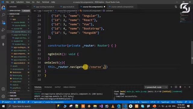 #Angular 10 in Telugu #25 Route Parameters in Angular 10 in Telugu || RSK Helpline смотреть онлайн