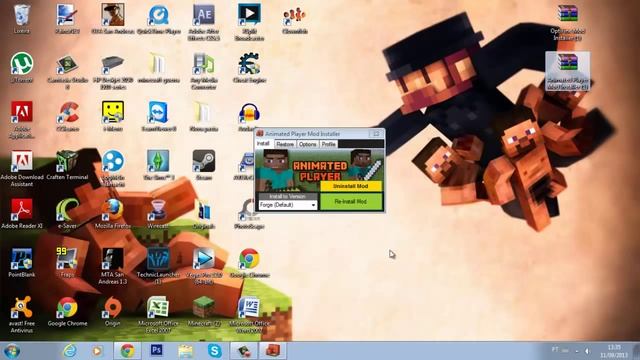 Como Baixar AnimatedPlayers & Optifine (Skydaz) смотреть онлайн