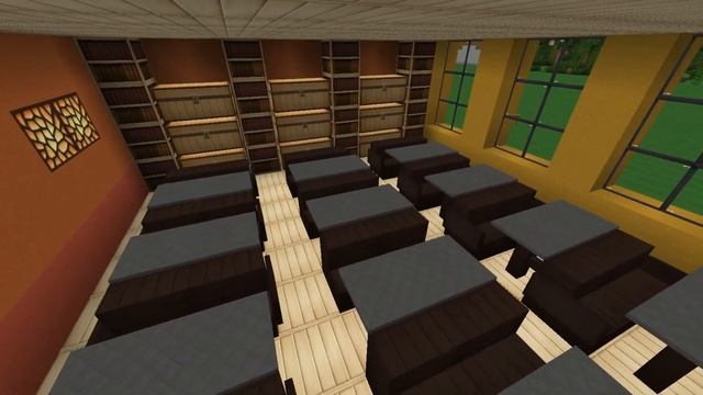 Русский город в Minecraft - 188 - Начальная школа смотреть онлайн