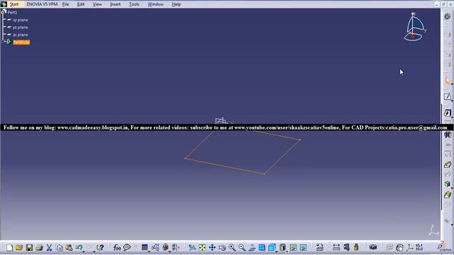 Demonstration of Part Design in Catia V5 Create a Simple Box-How it works and Scope of tool смотреть онлайн