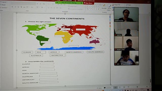 Simple worksheets on Continents смотреть онлайн