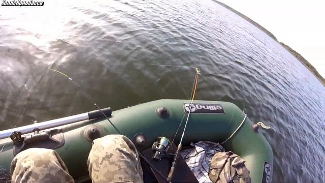 Рыбалка с лодки в сентябре на вдхр.