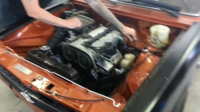 Opel Kadett C 16v c20xe first start up смотреть онлайн