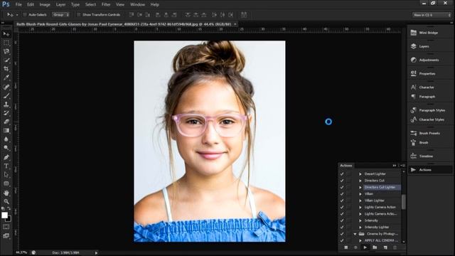 how to download & Apply photoshop actions to image for biginners смотреть онлайн