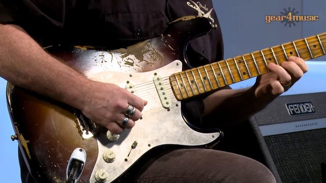 Fender Custom Shop El Diablo Strat Faded 2-Color Sunburst #CZ529156 Demo смотреть онлайн