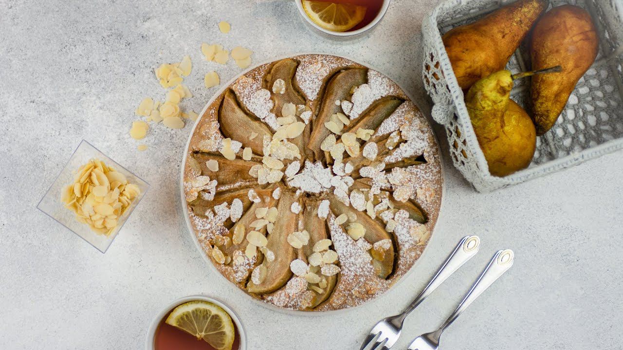 Пирог с грушей без глютена и лактозы | ПРОСТОЙ рецепт | ВАММОЖНО