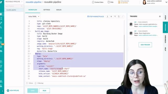 Reusable Pipelines for Microservices: Codefresh Quick Bites смотреть онлайн