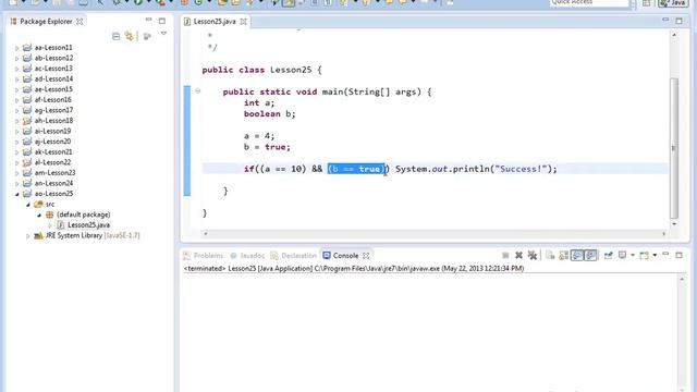 25 - Logical Operators (AND, OR, NOR, XOR) in Java Programming смотреть онлайн