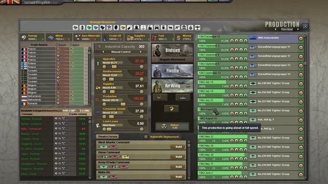 Let's Play Hearts of Iron 3: TFH w/BlackICE 7.54 & Third Reich Events Part 76a (Germany) смотреть онлайн
