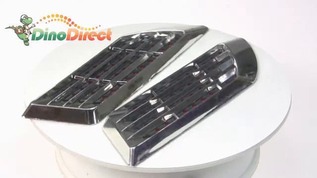 Car Decorative Euro Duct Side Vent Air Flow Fender Mesh Stickers 2Pcs from Dinodirect.com смотреть онлайн