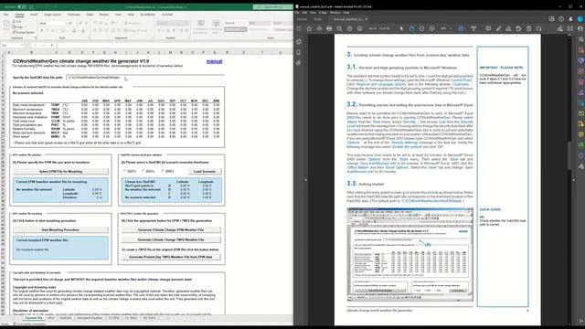 Climate Change World Weather File Generator смотреть онлайн