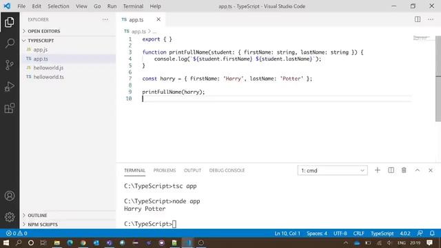 TypeScript Tutorial | Interface смотреть онлайн