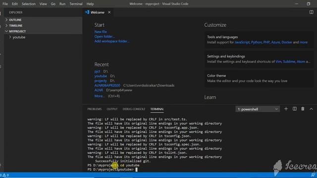 How to create angular project in visual studio code in 5 minutes. смотреть онлайн