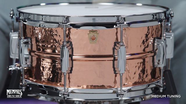 Ludwig 14x6.5 Copperphonic Hammered Snare Drum (LC662K) смотреть онлайн