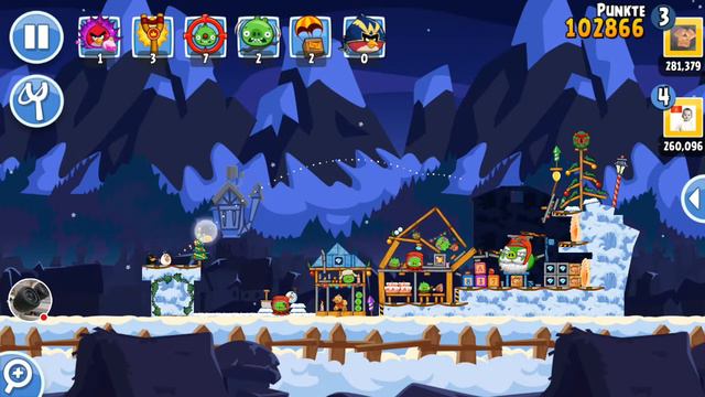 Прохождение уровней Angry Birds Friends от 31 декабря 2018, часть 1 из 3-х