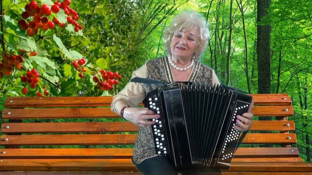 При долині кущ калини, зворушлива пісня під баян у виконанні Людмили Ломаченко. смотреть онлайн