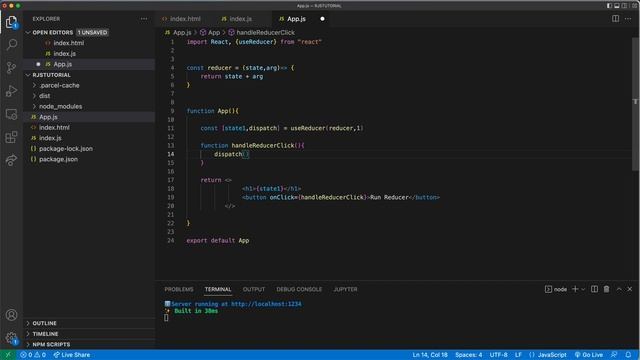 React JS Tutorial p.9 - useReducer hook смотреть онлайн