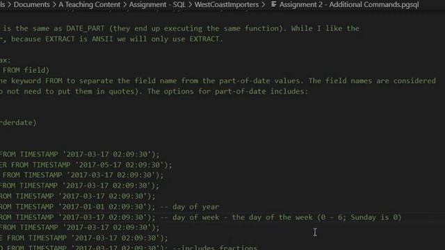 EXTRAC DATE TRUNC 7 0 intro смотреть онлайн