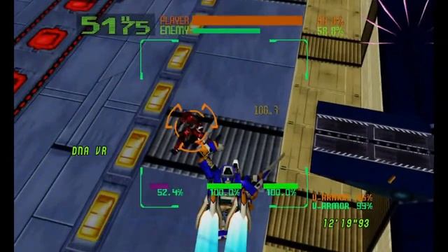 Cyber Troopers Virtual-On Oratorio Tangram playthrough as Temjin (Xbox 360 version) смотреть онлайн