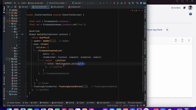 Part- 12 Flutter fetch Data From Firebase Realtime Database List || CRUD Operation смотреть онлайн