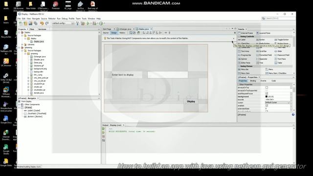 How to build a java application with netbean gui generator смотреть онлайн