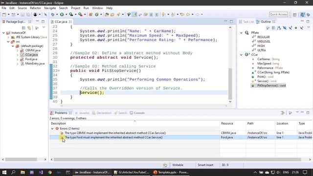 038 Abstract Classes in Java смотреть онлайн