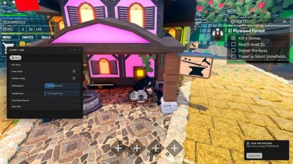 [Roblox] Script - Blue Heater | COMET HUB | Auto Farm, Kill Aura, Local Player & More(PASTEBIN 2023