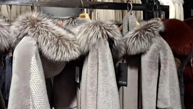 Турецкий магазин. Шубы, меха. MODA SHOW. Турция. Аланья. смотреть онлайн
