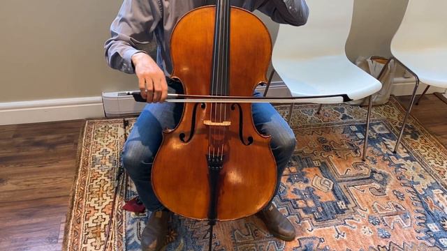 German Antique Cello c.1910 Sound Sample смотреть онлайн