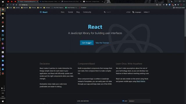 1 - Создаем сайт на React - Введение смотреть онлайн