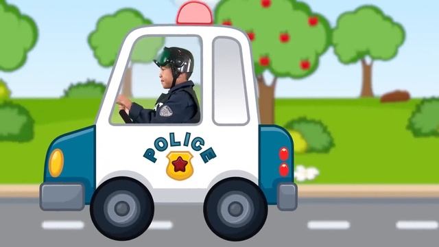 Policeman Police Car Song | Kids Songs