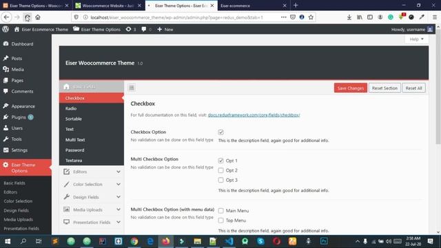 110 How to work with redux framework | Wordpress woocommerce theme development bangla tutorial смотреть онлайн